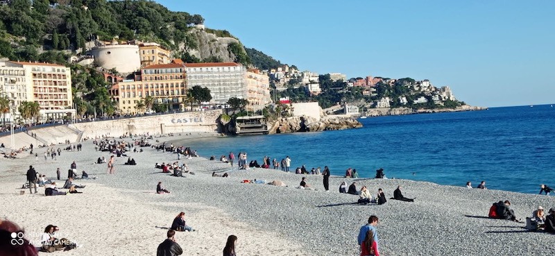 Vue de la promenade des anglais