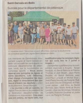 article ouest france