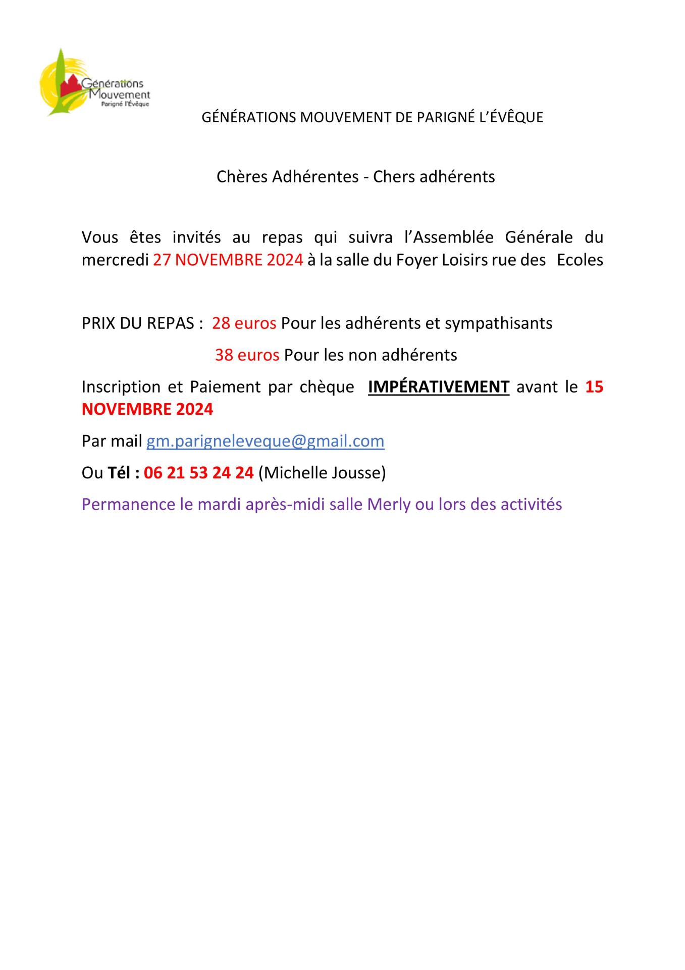 Lettre invitation repas par mail ag 2024 2